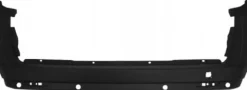 Pare chocs arrière pour OPEL COMBO IV D, 2010-2014 (2 portes arrière - Natural Power), noir, trous radar