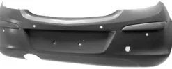 Pare chocs arrière pour OPEL CORSA D ph.1 2006-2010 trous radar (3 portes - Sport/SXI/GSI) à peindre