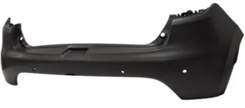 Pare chocs arrière pour RENAULT CLIO IV phase 2, 2016-2019, avec 6 trous radars, Neuf à peindre
