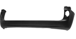 Pare chocs arrière pour RENAULT KANGOO II phase 2 2013-2020, avec traces radars, noir, Neuf