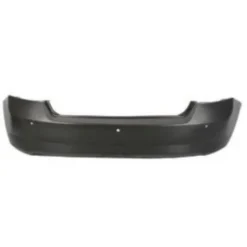 Pare chocs arrière pour SKODA FABIA III phase 1 2015-2018, avec 3 trous PDC, noire lisse, Neuf à peindre