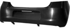 Pare chocs arrière pour TOYOTA YARIS II phase 1, 2005-2009, noir, Neuf