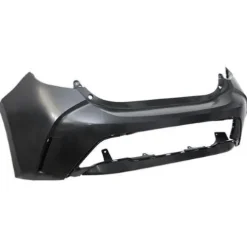 Pare chocs arrière pour TOYOTA COROLLA XII (E210) 2019-2022, Noir lisse a apprêter, avec traces pdc e Park assist, Neuf à peindre.