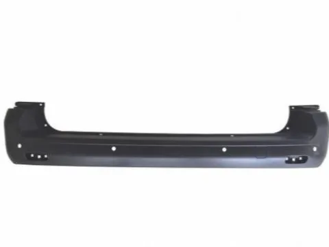 Pare chocs arrière pour TOYOTA PROACE II / VERSO depuis 2016, châssis court, trous radar, noir, Neuf