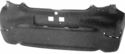 Pare chocs arrière pour TOYOTA AYGO I phase 3, 2012-2014, Neuf à peindre