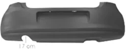 Pare chocs arrière pour VOLKSWAGEN POLO V phase 1, 2009-2014, (grande découpe), Neuf à peindre