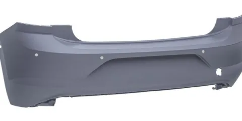 Pare chocs arrière pour VOLKSWAGEN POLO VI phase 1 2017-2021, avec 6 trous radar, Neuf à peindre