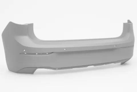 Pare chocs arrière pour VOLKSWAGEN GOLF VIII depuis 2020, avec trous capteurs de stationnement Neuf à peindre