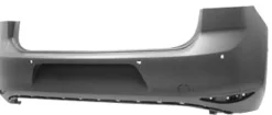 Pare chocs arrière pour VOLKSWAGEN GOLF VII GTI/GTD phase 1, 2013-2016, 4 trous radar, Neuf