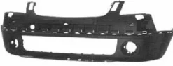 Pare chocs avant inférieur pour CITROËN C2 phase 1, 2003-2008, noir, Neuf