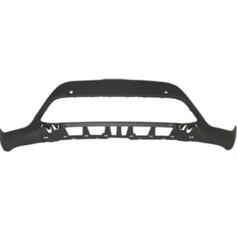 Pare chocs avant inférieur pour BMW X1 F48 depuis 2015, noir gaufré, trous radar + supports, Neuf