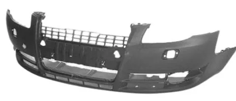 Pare chocs avant pour AUDI A4 III 2004-2007, avec trous lave-phares, Neuf à peindre