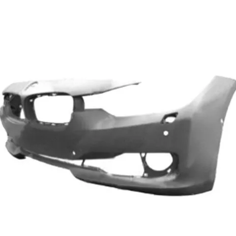 Pare chocs avant pour BMW Serie 3 F30, 2012-2014, trous radar + supports, trous lave-phares, trou caméra, Mod. BASIS, Neuf à peindre