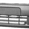 Pare chocs avant pour CITROËN BERLINGO I phase 1, 1996-2002, noir, Neuf