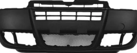 Pare chocs avant pour FIAT DOBLO I phase 2, 2006-2010, grille de calandre inférieure, noir, Neuf
