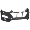 Pare chocs avant pour HYUNDAI TUCSON III phase 2, 2018-2020, trous lavephares, noir sans apprêt, Neuf à peindre
