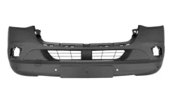 Pare chocs avant pour MERCEDES SPRINTER III depuis 2018 (W907-W910), avec trous feux antibrouillard et radar, noir, Neuf