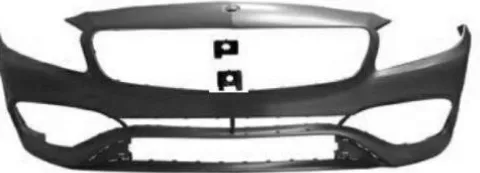 Pare chocs avant pour MERCEDES CLASSE A du 06/2015 au 04/2018, avec PDC, Mod. AMG, Neuf à peindre