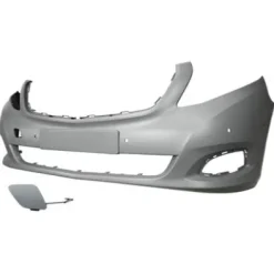 Pare chocs avant pour MERCEDES CLASSE V III (W447) 2014-2019, trous radar et feux antibrouillard, Neuf à peindre