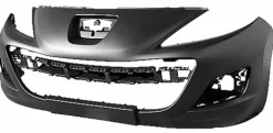 Pare chocs avant pour PEUGEOT 207 CC phase 2, 2009-2015, trous feux antibrouillard, à peindre