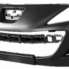 Pare chocs avant pour PEUGEOT 207+, 2012-2014, trous feux antibrouillard, Neuf à peindre