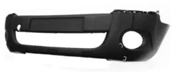 Pare chocs avant pour PEUGEOT PARTNER II phase 1, 2008-2012 (Tepee), trous moulures et feux AB, noir