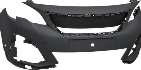 Pare chocs avant pour PEUGEOT 3008 II 2017-2020, 2 trous capteurs radar, PDC, Neuf à peindre