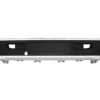 Pare chocs avant pour RENAULT MAXITY, 2006-2012 Noir avec contour blanc, trous AB, Neuf