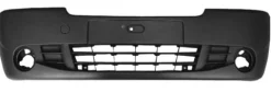 Pare chocs avant pour RENAULT TRAFIC II phase 2, 2006-2014, gris, trous feux antibrouillard, Neuf