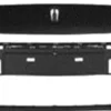 Pare chocs avant pour RENAULT SCENIC III phase 2, 2012-2013, noir sans apprêt, Neuf à peindre