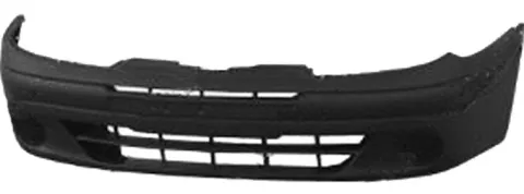 Pare chocs avant pour RENAULT SCENIC I ph.2, 1999-2003 bandeau noir, trous antibrouillard, à peindre