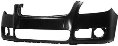 Pare chocs avant pour SKODA FABIA II ph. 1 2007-2010, Noir, Neuf