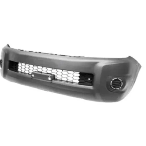 Pare chocs avant pour TOYOTA HILUX PICK UP 2008-2011, noir gaufré, trous élargisseur, Neuf