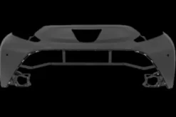 Pare chocs avant pour TOYOTA AYGO X-III phase 1 depuis 2022, avec 2 trous PDC, Neuf à peindre