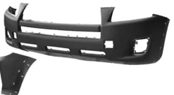 Pare chocs avant pour TOYOTA RAV4, 2009-2010, avec embout d'aile, Neuf à peindre