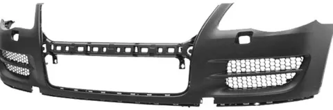 Pare chocs avant pour VOLKSWAGEN TOUAREG I ph. 2 2007-2010, trous lave phares, Neuf à peindre