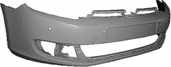 Pare chocs avant pour VOLKSWAGEN GOLF VI 2008-2012, 4 trous capteurs radar et lave phare, à peindre