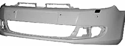 Pare chocs avant pour VOLKSWAGEN GOLF VI 2008-2012, trous lave phares, Neuf à peindre