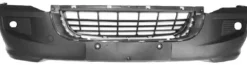 Pare chocs avant pour VOLKSWAGEN CRAFTER, 2006-2011, trous feux antibrouillard, noir, Neuf
