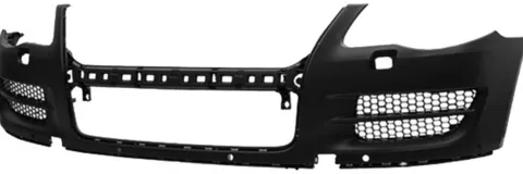 Pare chocs avant pour VOLKSWAGEN TOUAREG I ph. 2 2007-2010, trous capteurs radar et lave phare