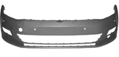 Pare chocs avant pour VOLKSWAGEN GOLF VII ph. 1 2012-2016, 4 trous capteurs radar, Neuf à peindre