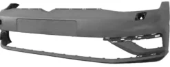 Pare chocs avant pour VOLKSWAGEN GOLF VII ph. 2 depuis 2016, trous laves phares, support plaque
