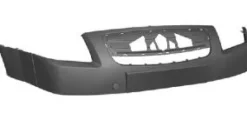Pare chocs avant supérieur pour CITROËN C2 phase 1, 2003-2008, Neuf à peindre