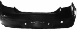Pare-chocs arrière pour HYUNDAI i30 I phase 2 2010-2012, noir à apprêter, Mod. 5 portes, Neuf