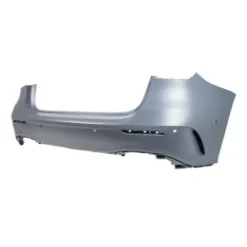Pare-chocs arrière pour MERCEDES CLASSE A AMG/AMG LINE depuis 2018 (W177), 5 portes, cache crochet, trous radar, trous park assist + supports, Neuf à peindre