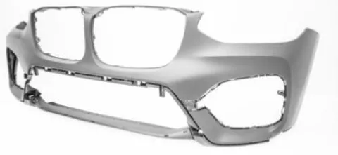 Pare-chocs avant pour BMW X3 G01 depuis 2017, avec assistance au stationnement + supports, Mod. Luxury Line, Neuf avec apprêt