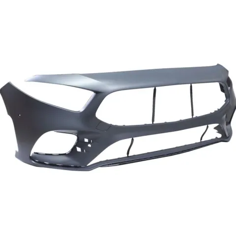 Pare-chocs avant pour MERCEDES CLASSE A AMG/AMG LINE depuis 2018 (W177), 5 portes, cache crochet, trous radar + supports, Neuf à peindre