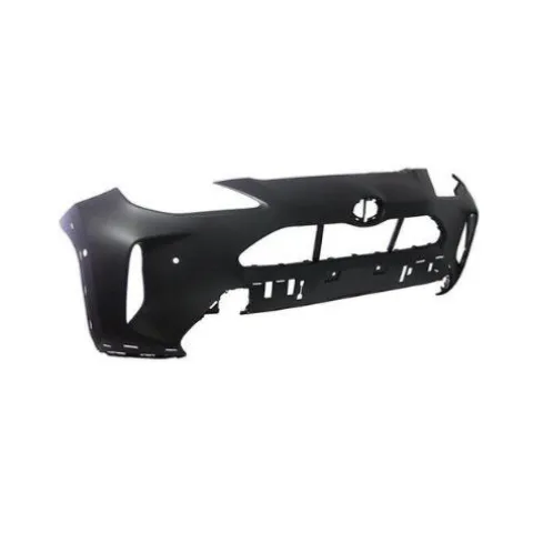 Pare-chocs avant pour TOYOTA YARIS CROSS depuis 2020, 2 trous PDC, Mod. ADVENTURE/PREMIERE, noir lisse, Neuf