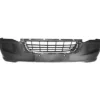 Pare-chocs avant pour VOLKSWAGEN CRAFTER phase 2 2011-2017, avec grille, cache crochet, gris foncé gaufré, Neuf