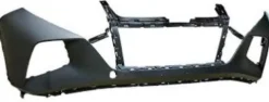 Pare-chocs avant superièur pour HYUNDAI TUCSON IV phase 1 2020-2024, noir lisse, avec 4 trous PDC+supports, noir lisse, Neuf à peindre